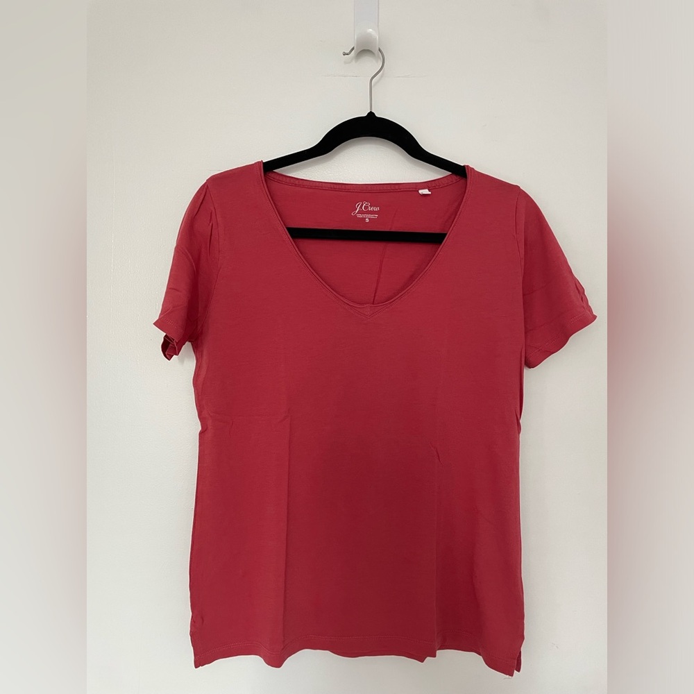 J. Crew Supersoft Supima Cotton raw-edge T-Shirt Size S